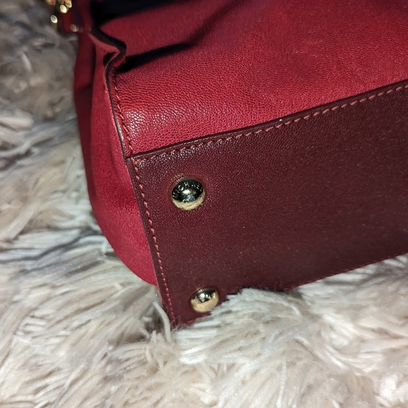 Michael Kors large Hamilton purse dark red - Picture 6 of 12